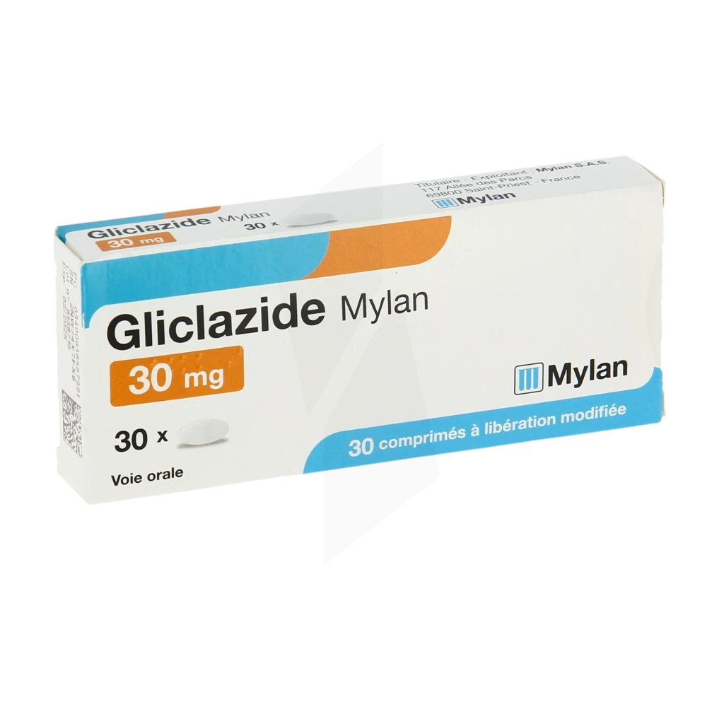 Gliclazide Viatris 30 Mg, Comprimé à Libération Modifiée