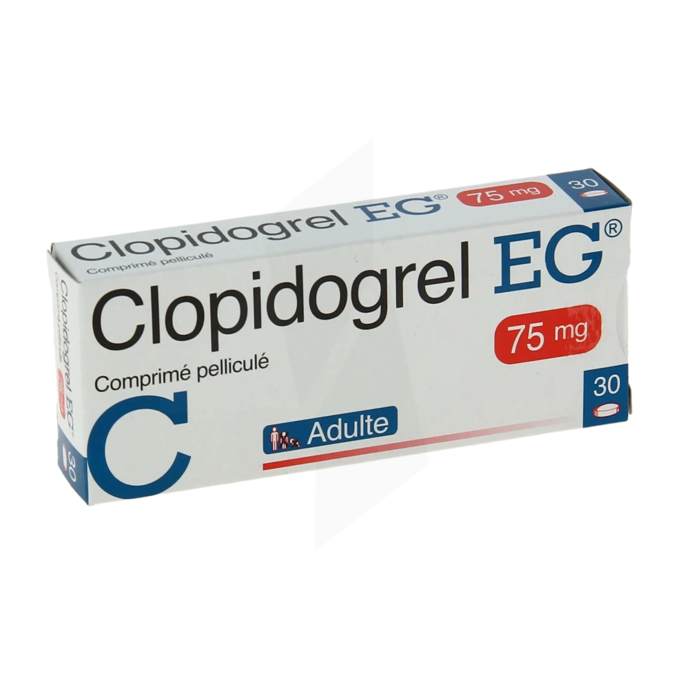 Clopidogrel Eg Labo 75 Mg, Comprimé Pelliculé