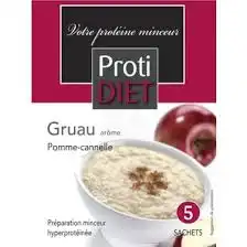 Protidiet - Gruau Arôme Pomme-cannelle B/5 à Saint Priest