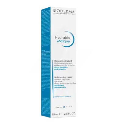 Bioderma Hydrabio Masque Hydratant Visage Peau Sensible Déshydratée 75ml à Paris