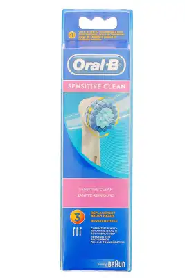 Brossette De Rechange Oral-b Sensitive Clean X 3 à Mouroux