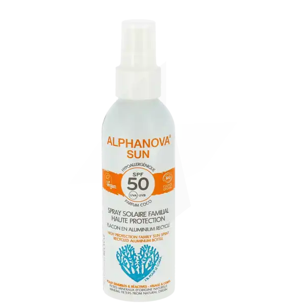 Alphanova Sun Bio Spf50 Spray Familial Fl/150ml