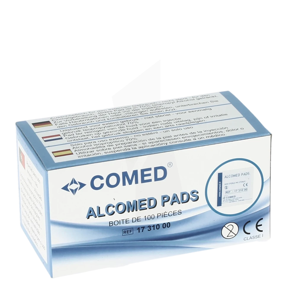 Comed Tampons Imprégnés D'alcool 70 %