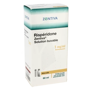 Risperidone Zentiva 1 Mg/ml, Solution Buvable