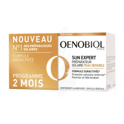 Oenobiol Sun Expert Caps Préparateur Solaire Peau Sensible 2pots/30 à Bègles