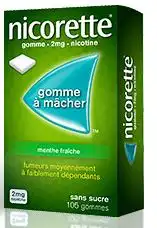 Nicorette 2 Mg Gom à Mâcher Médic Sans Sucre Menthe Fraîche Plq/30gom à Béziers