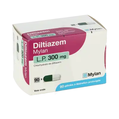 Diltiazem Viatris Lp 300 Mg, Gélule à Libération Prolongée à SAINT-SAENS
