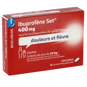 Ibuprofene Set 400 Mg, Comprimé Pelliculé