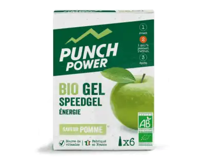 Punch Power Speedgel Gel Pomme 6t/25g à Lesparre-Médoc