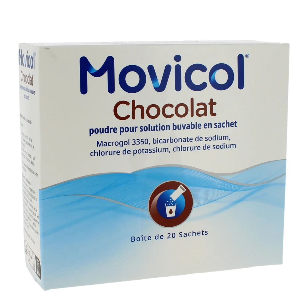 Movicol Chocolat, Poudre Pour Solution Buvable En Sachet