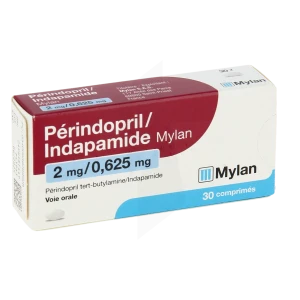 Perindopril/indapamide Viatris 2 Mg/0,625 Mg, Comprimé