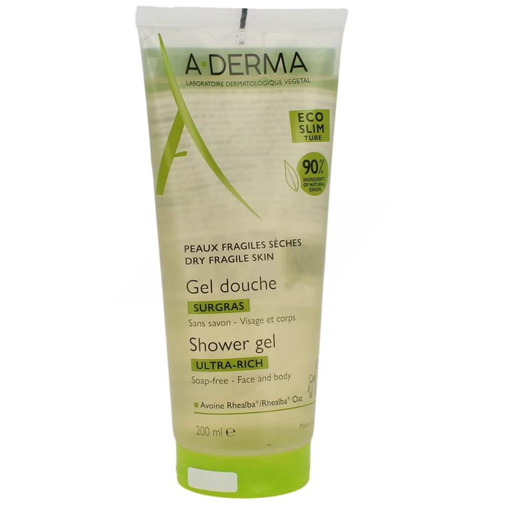 Aderma Gel Douche Surgras T/200ml