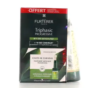 Acheter René Furterer triphasic Progressive Sérum Anti-chute 8 Fl/55ml + Shampooing à Bordeaux