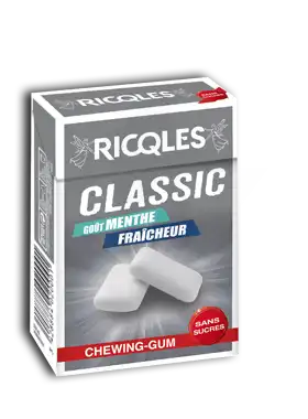 Ricqlès Chew Gum Classic Sans Sucre B/29g à Fort-de-France