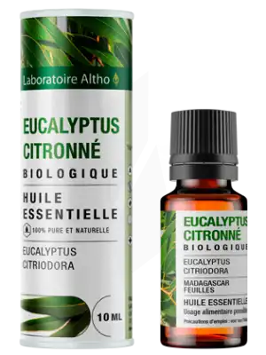 Laboratoire Altho Huile Essentielle Eucalyptus Citronné Bio 10ml à PERTUIS