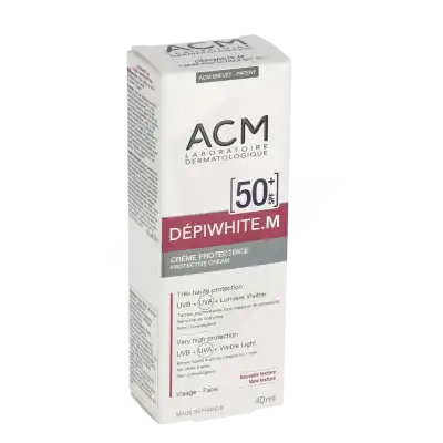 Acm Dépiwhite.m Spf50+ Crème Protectrice Invisible T/40ml à Saint-Maximin
