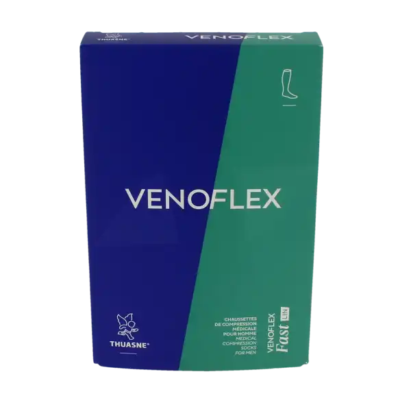 Venoflex Fast 2 Chaussette Lin Homme Noir T4n