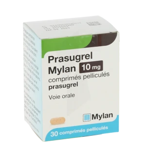 Prasugrel Mylan 10 Mg, Comprimé Pelliculé