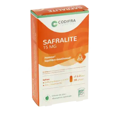 Safralite 15 Mg Gélules B/28 à Bordeaux