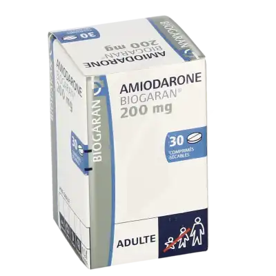 Amiodarone Biogaran 200 Mg, Comprimé Sécable à CUISERY