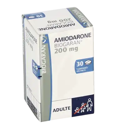 AMIODARONE BIOGARAN 200 mg, comprimé sécable