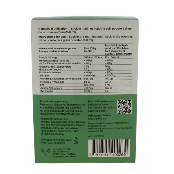 Zytolia Poudre à Diluer 60 Sticks/3g