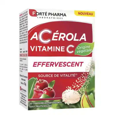 Forte Pharma Acérola Comprimés Effervescents B/20 à Bergerac