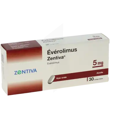 Everolimus Zentiva 5 Mg, Comprimé à Bordeaux