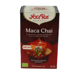 Yogi Tea Tisane Ayurvédique Chaï Maca Bio 17 Sachets/2,1g