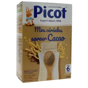 Picot Mes Céréales Farine Saveur Cacao Dès 6 Mois B/200g à SAINT ORENS DE GAMEVILLE