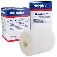 Tensoplus Bande Cohésive Blanc 8cmx3m à VILLERS-LE-LAC