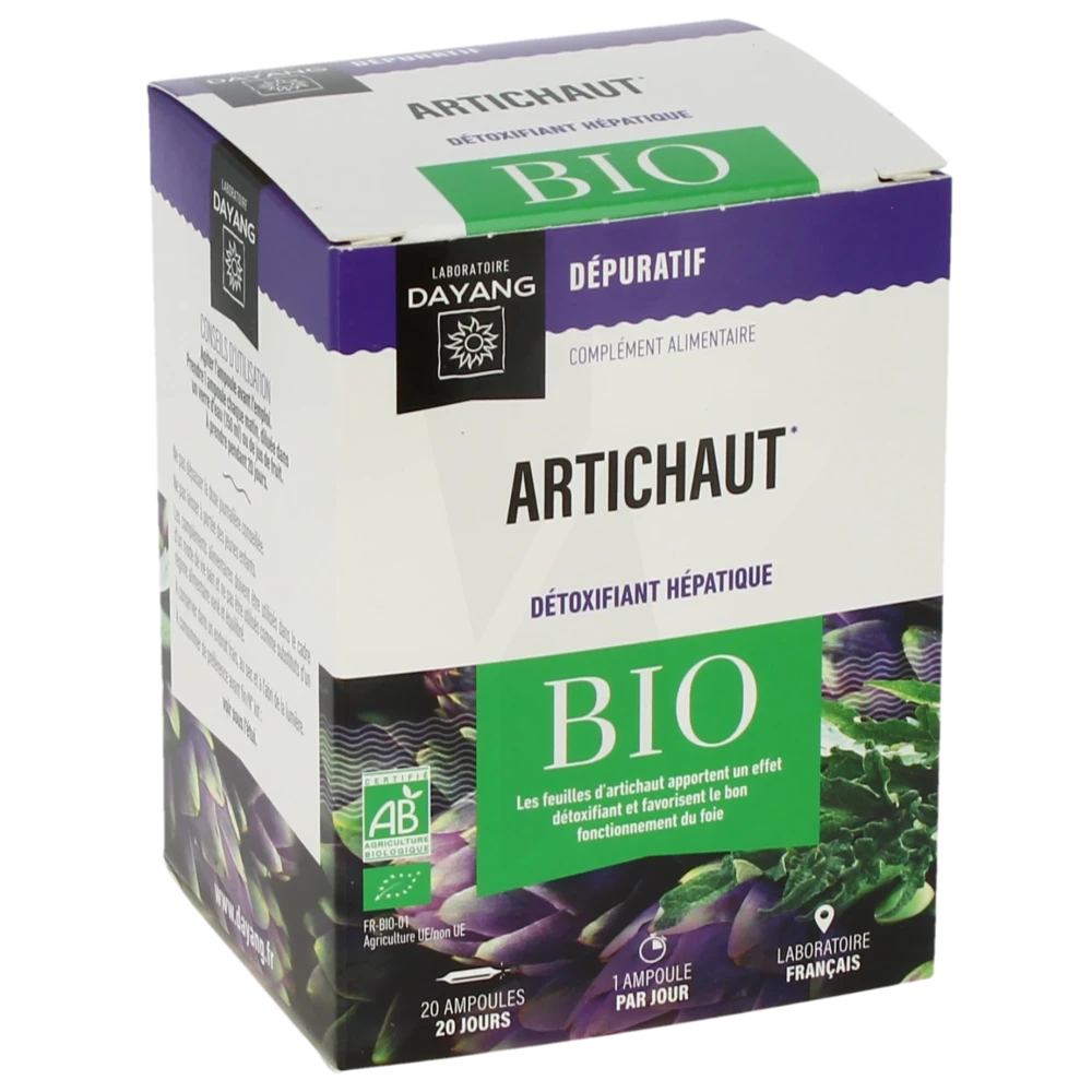 Dayang Artichaut Bio 20 Ampoules