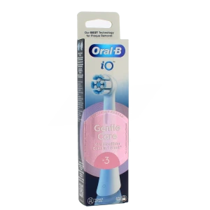 Oral B Io Gentle Care Recharge Brosse à Dents électrique Boîte De 3