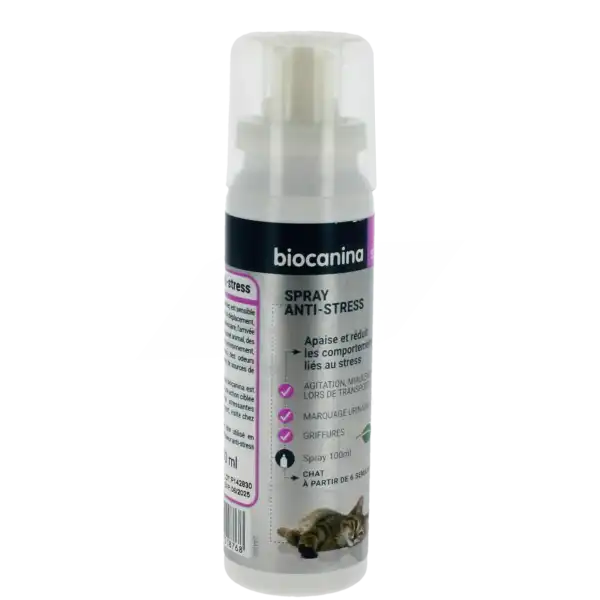 Biocanina Spray Anti-stress Chat Fl/100ml