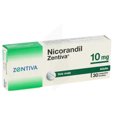 Nicorandil Zentiva 10 Mg, Comprimé Sécable à  JOUÉ-LÈS-TOURS