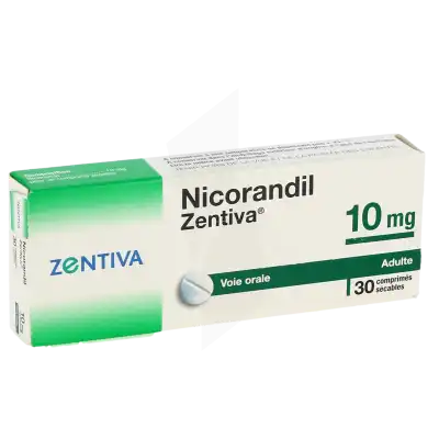 Nicorandil Zentiva 10 Mg, Comprimé Sécable à Bordeaux