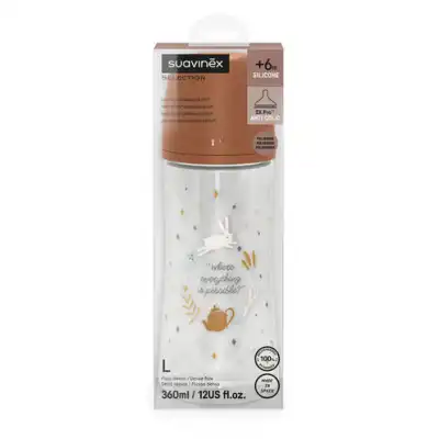 SUAVINEX BIBERON 360ML TETINE SXPRL CAMEL