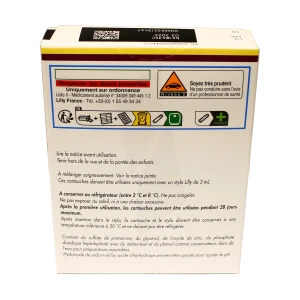 Humalog Mix25 100 Ui/ml, Suspension Injectable En Cartouche
