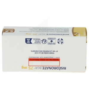 Risedronate Bgr 75 Mg, Comprimé Pelliculé