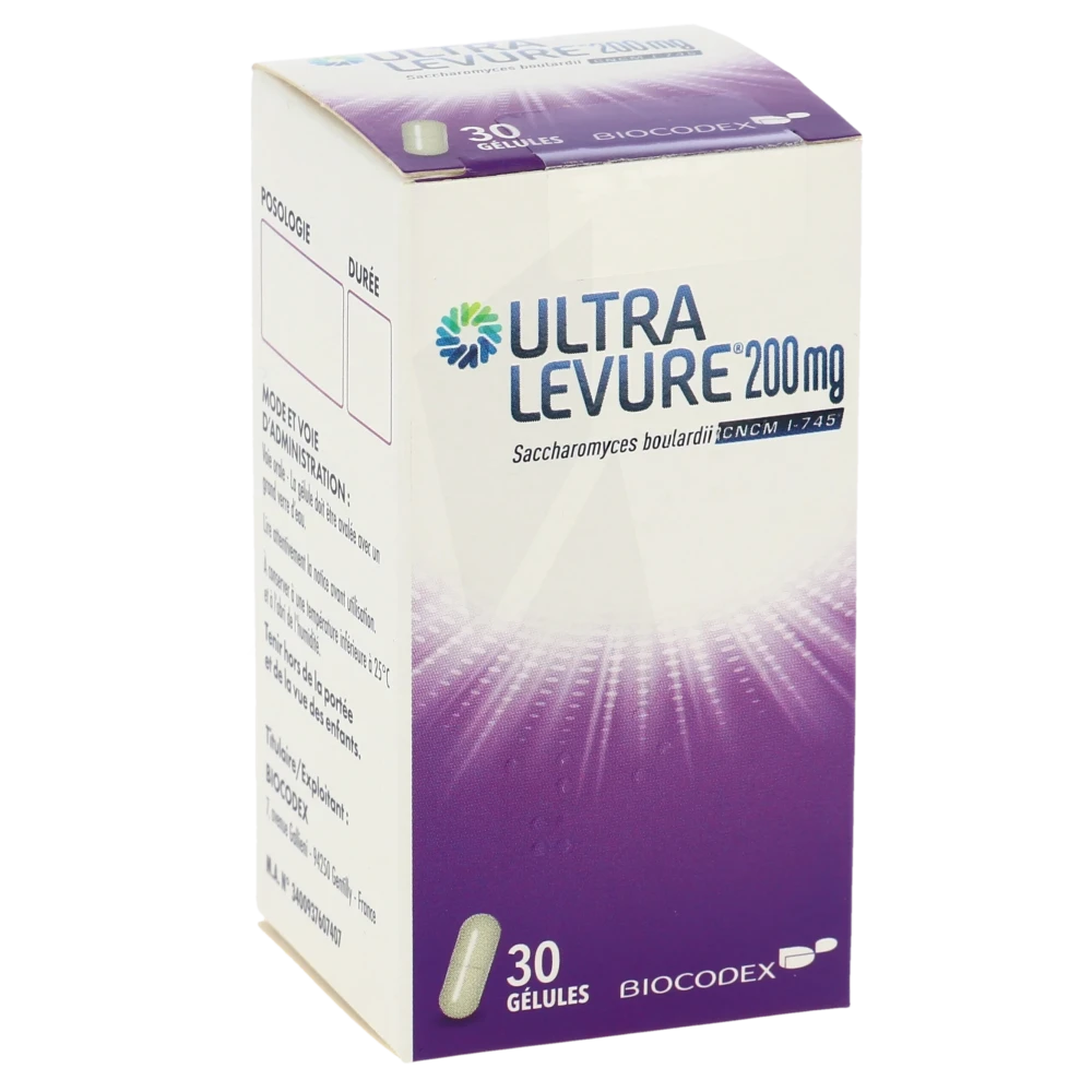 Ultra-levure 200 Mg Gélules Fl/30