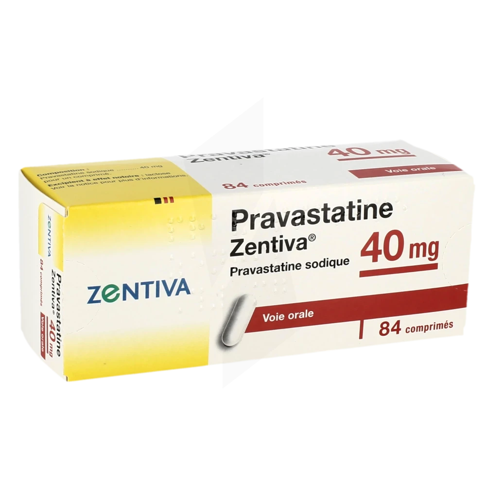 Pravastatine Zentiva 40 Mg, Comprimé