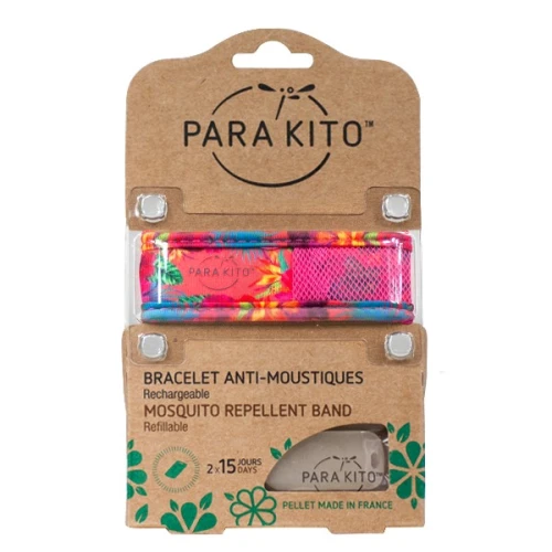 Pharmacie Abisror - Parapharmacie Parakito Jungle-tropical Bracelet  Répulsif Anti-moustique Summer Time B/2 - QUINCY-SOUS-SÉNART