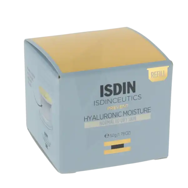 Isdin Hyaluronic Moisture Crème Peaux Normales à Sèches Recharge/50g