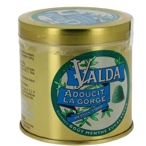 Valda Gommes à Mâcher Menthe Eucalyptus B/140g