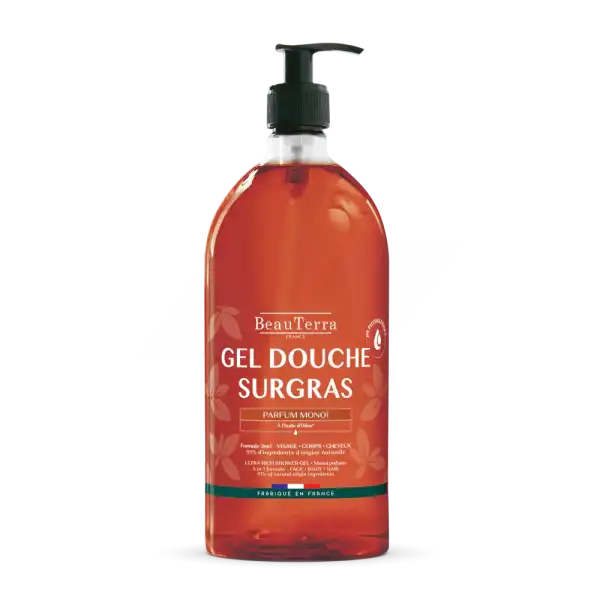 Beauterra - Gel Douche 3 En 1 - Monoï - 1l