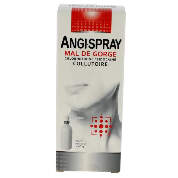 Angi-spray Mal De Gorge Chlorhexidine/lidocaÏne, Collutoire