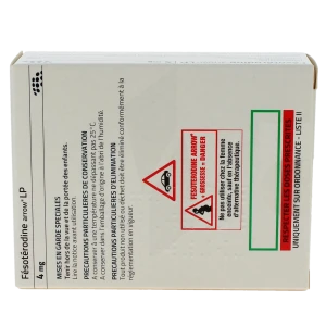 Fesoterodine Arrow Lp 4 Mg, Comprimé à Libération Prolongée