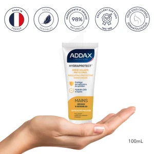 Addax Hydraprotect Crème Mains Isolante Protectrice Tube De 100 Ml