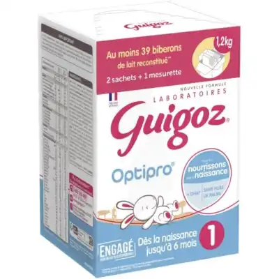 Guigoz Optipro 1 Lait En Poudre 2 Sachets/600g à ROMORANTIN-LANTHENAY