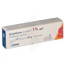 Diclofenac Sandoz 1 %, Gel 50g à YZEURE